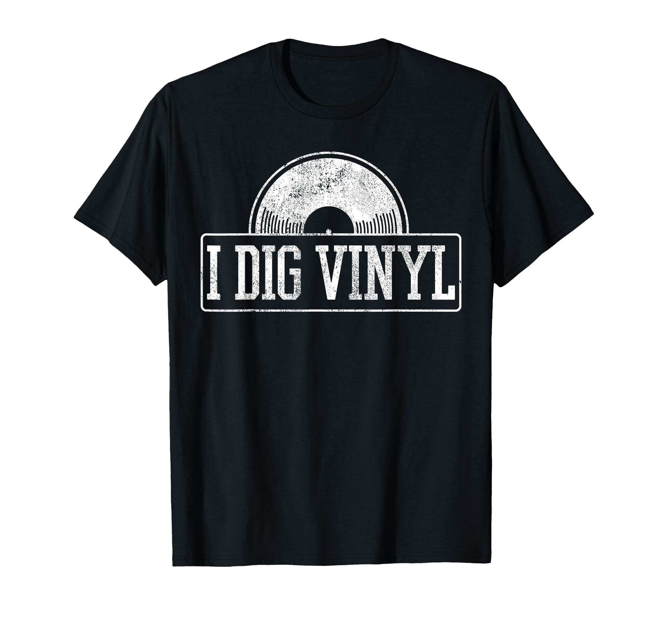 Vinyl Revord Dig Old School Music Dj Gift T-Shirt - Trendy Graphic Unisex - T-Shirt, Sweatshirt, Hoodie