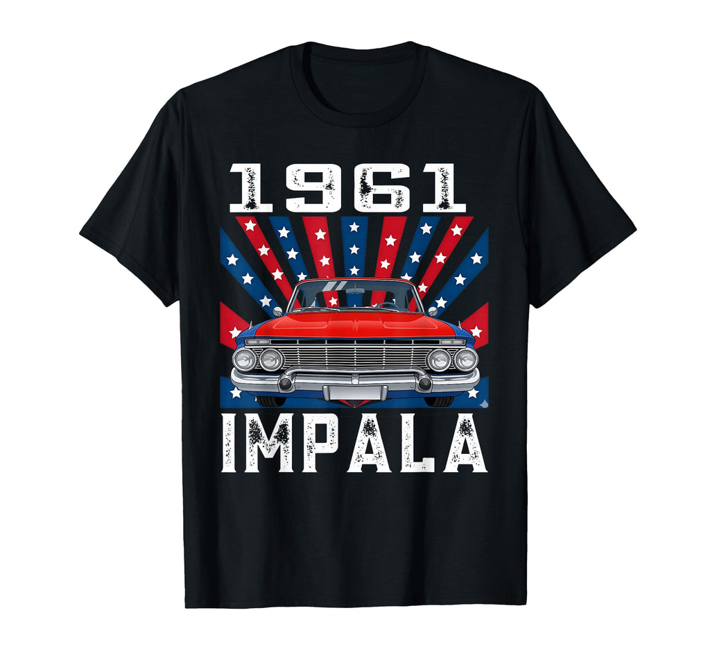 1961 61 Impala Old School Muscle Car T-Shirt - Streetwear Style Unisex - T-Shirt, Sweatshirt, Hoodie