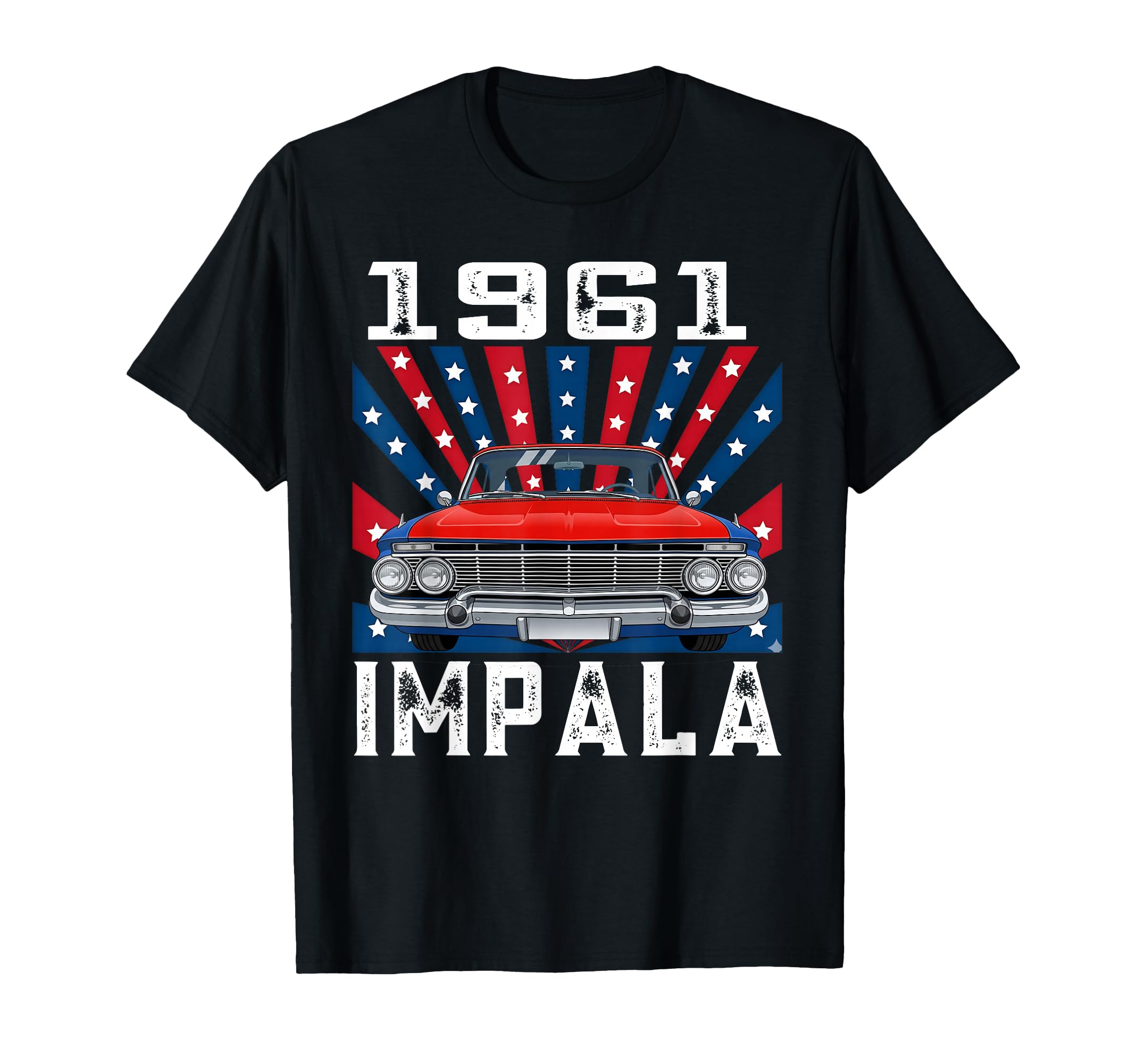 1961 61 Impala Old School Muscle Car T-Shirt - Streetwear Style Unisex - T-Shirt, Sweatshirt, Hoodie