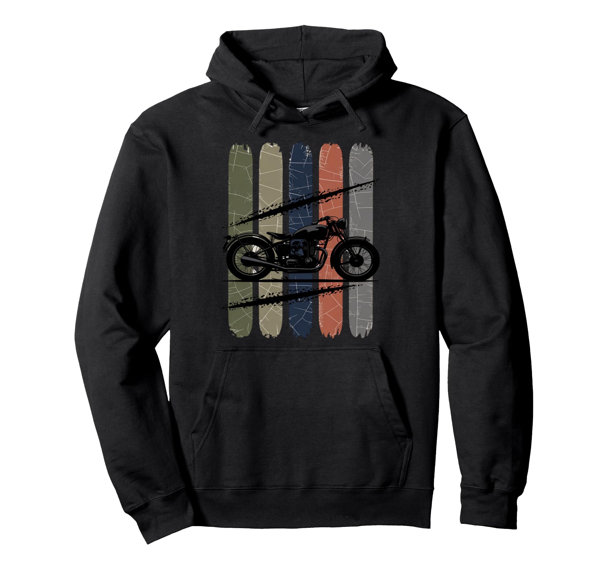 Motorcycle Timeless Ride Hoodie - Casual Everyday Wear Men Women - T-Shirt, Sweatshirt, Hoodie