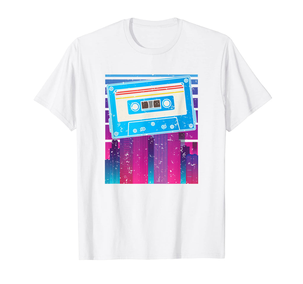 80S Art Cassette Music Lover T-Shirt - Minimalist Print Men Women - T-Shirt, Sweatshirt, Hoodie