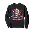Muscle Car Santa Hotrod V8 Enthusiast Sweatshirt - Novelty Apparel Unisex - T-Shirt, Sweatshirt, Hoodie