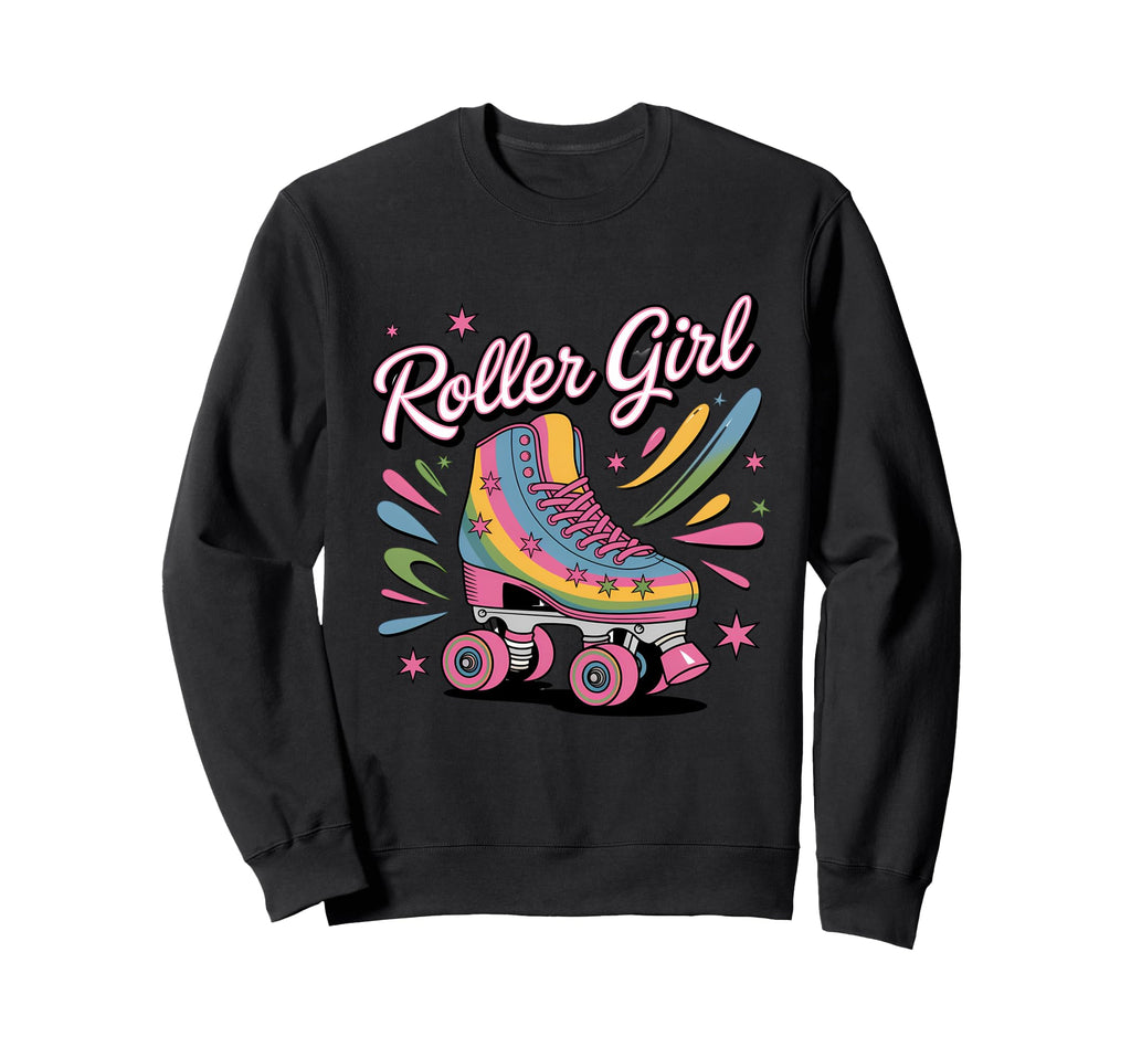 Roller Skater Roller Skating 70S Sweatshirt - Unique Graphic for Adults - T-Shirt, Sweatshirt, Hoodie