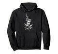 Romantic Botanical Sketch Bird And Hoodie - Trendy Graphic for Adults - T-Shirt, Sweatshirt, Hoodie