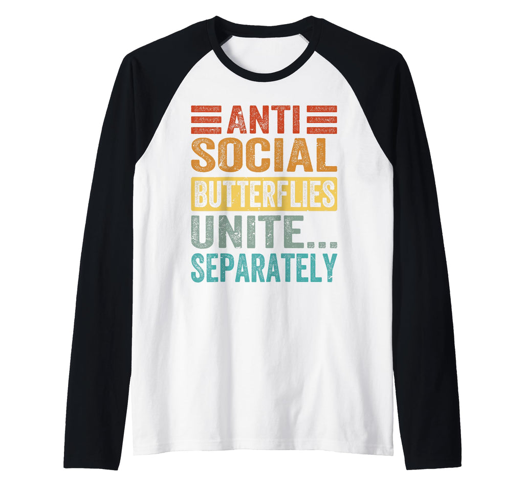 Antisocial Butterflies Unite Sweatshirt - Aesthetic Graphic for Adults - T-Shirt, Sweatshirt, Hoodie