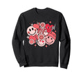 70S Happy Face Leopard Disco Ball Smile Sweatshirt - Trendy Graphic Unisex - T-Shirt, Sweatshirt, Hoodie