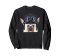 Funny Motorcycle Helmet Chinese Crested Sweatshirt - Unique Graphic Unisex - T-Shirt, Sweatshirt, Hoodie
