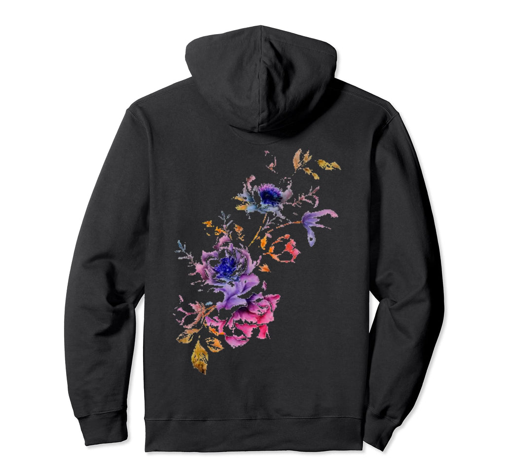 Floral Art V Hoodie - Custom Art Print Unisex - T-Shirt, Sweatshirt, Hoodie