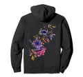 Floral Art V Hoodie - Custom Art Print Unisex - T-Shirt, Sweatshirt, Hoodie