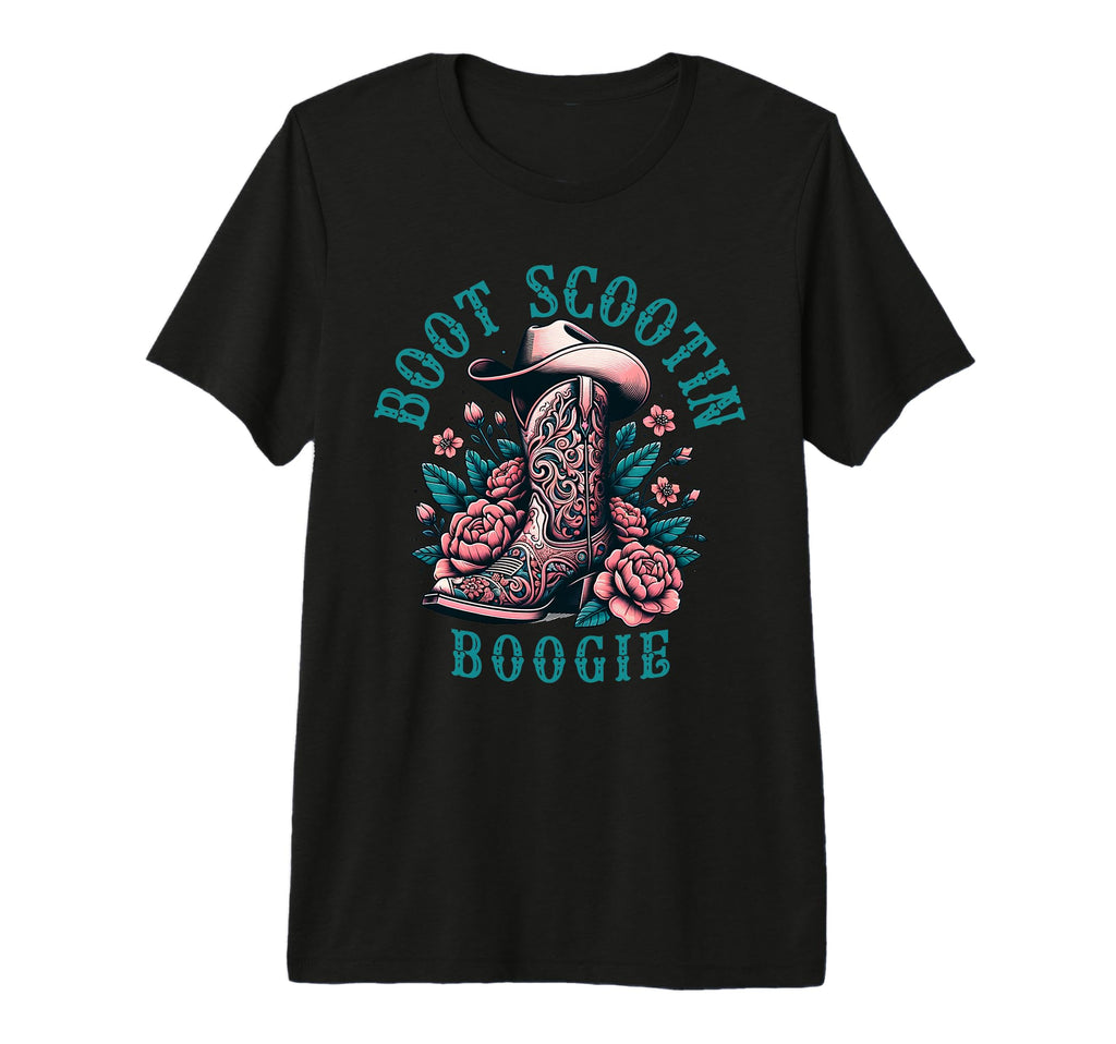 Boot Scootin Boogie Western T-Shirt - Casual Everyday Wear Men Women - T-Shirt, Sweatshirt, Hoodie