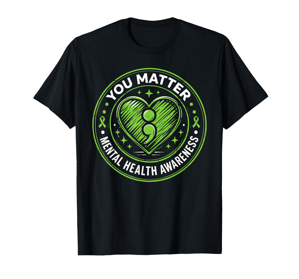 End Stigma Sunflower Mental Health T-Shirt - Unique Graphic Unisex - T-Shirt, Sweatshirt, Hoodie