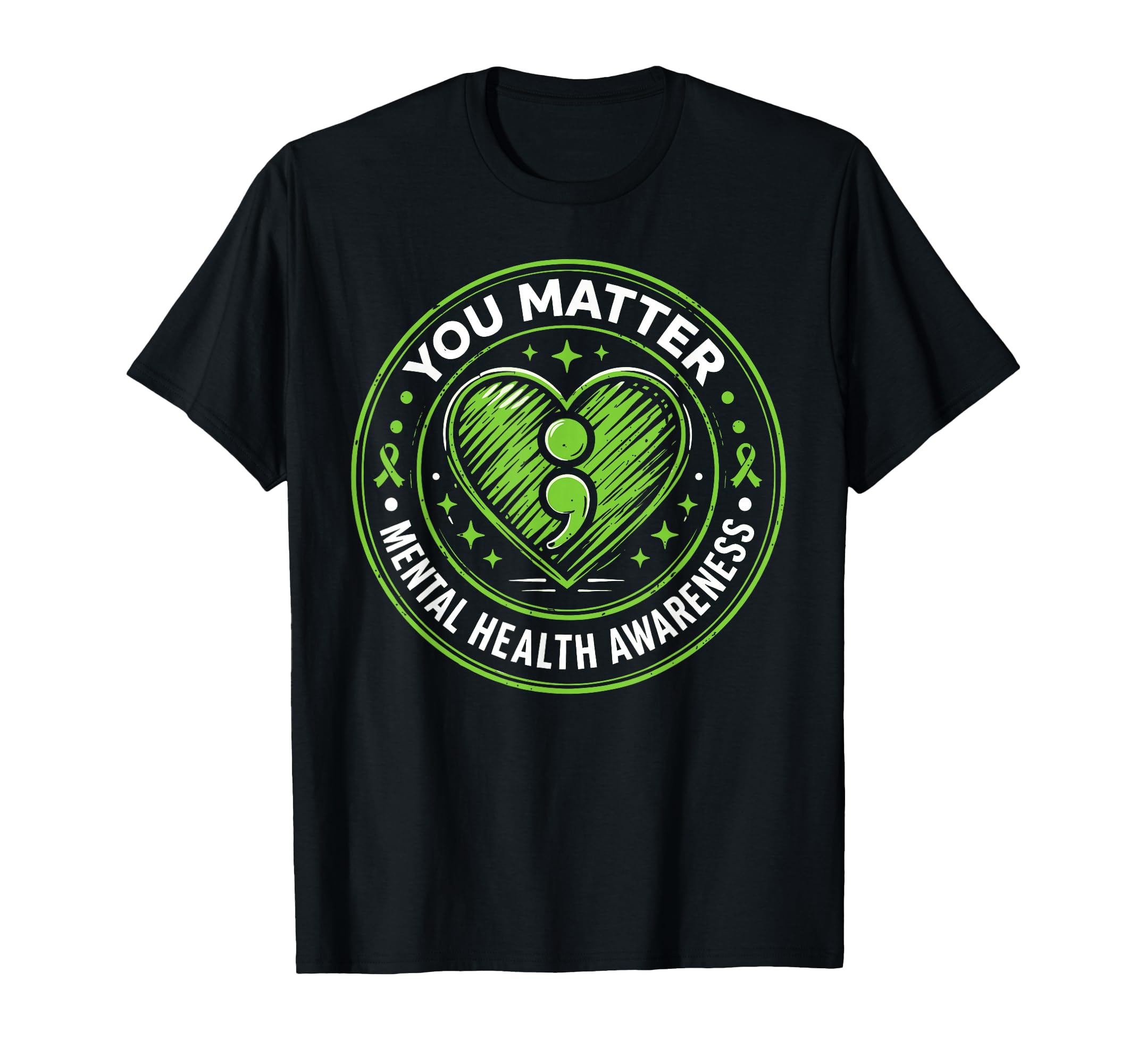End Stigma Sunflower Mental Health T-Shirt - Unique Graphic Unisex - T-Shirt, Sweatshirt, Hoodie