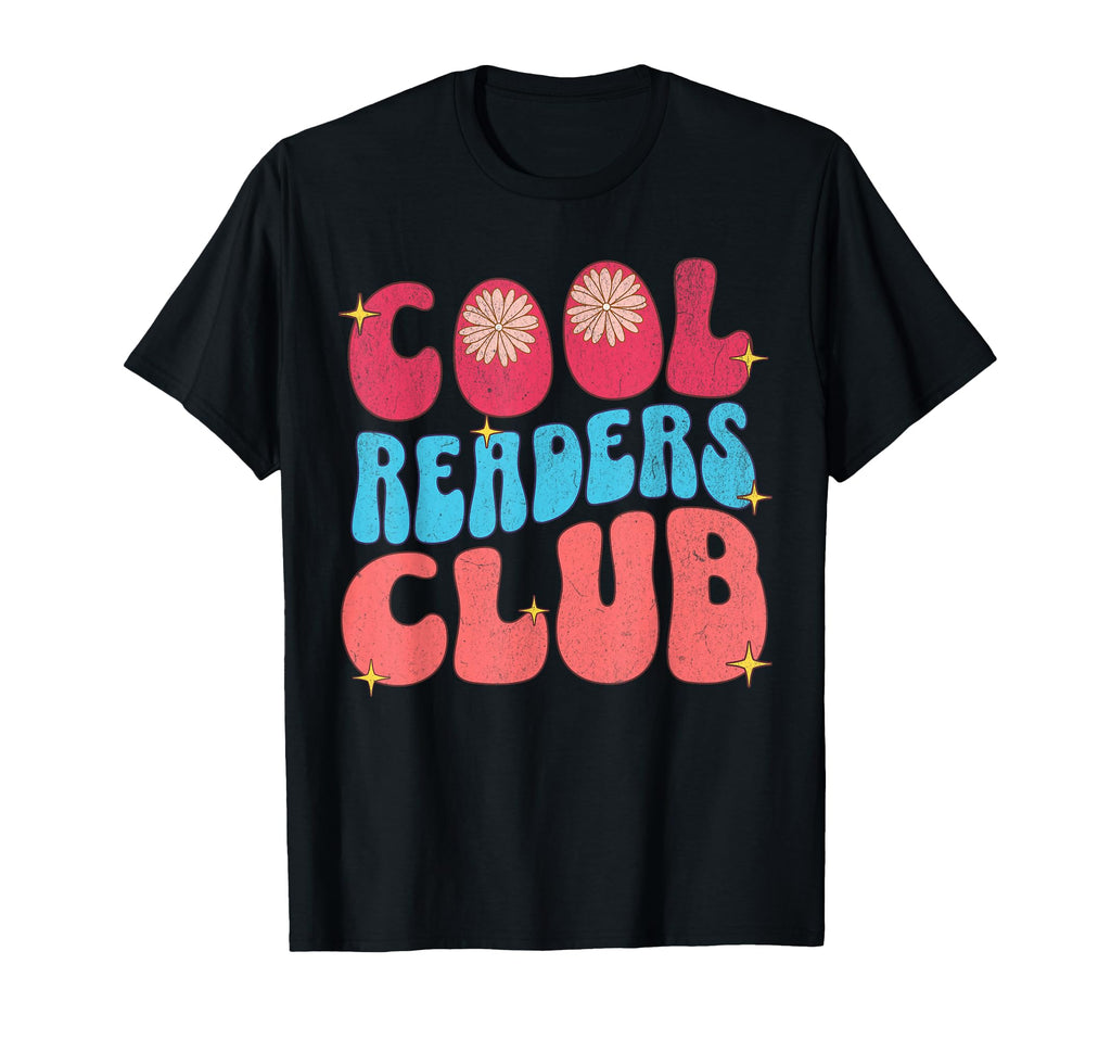 Readers Club Pastel Typography Book T-Shirt - Trendy Graphic Men Women - T-Shirt, Sweatshirt, Hoodie