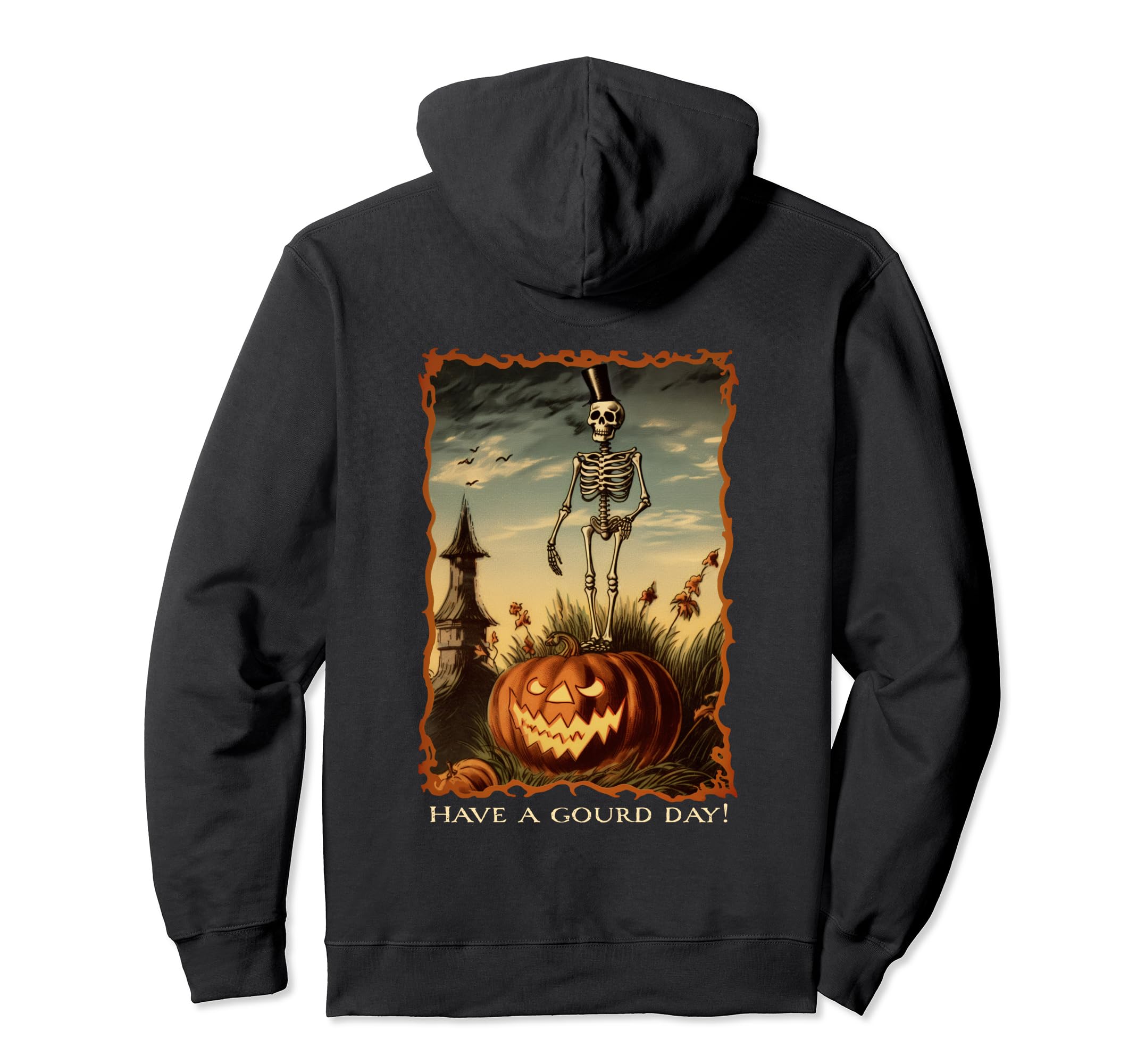 Have Gourd Day Funny Scary Pumpkin Hoodie - Streetwear Style Men Women - T-Shirt, Sweatshirt, Hoodie