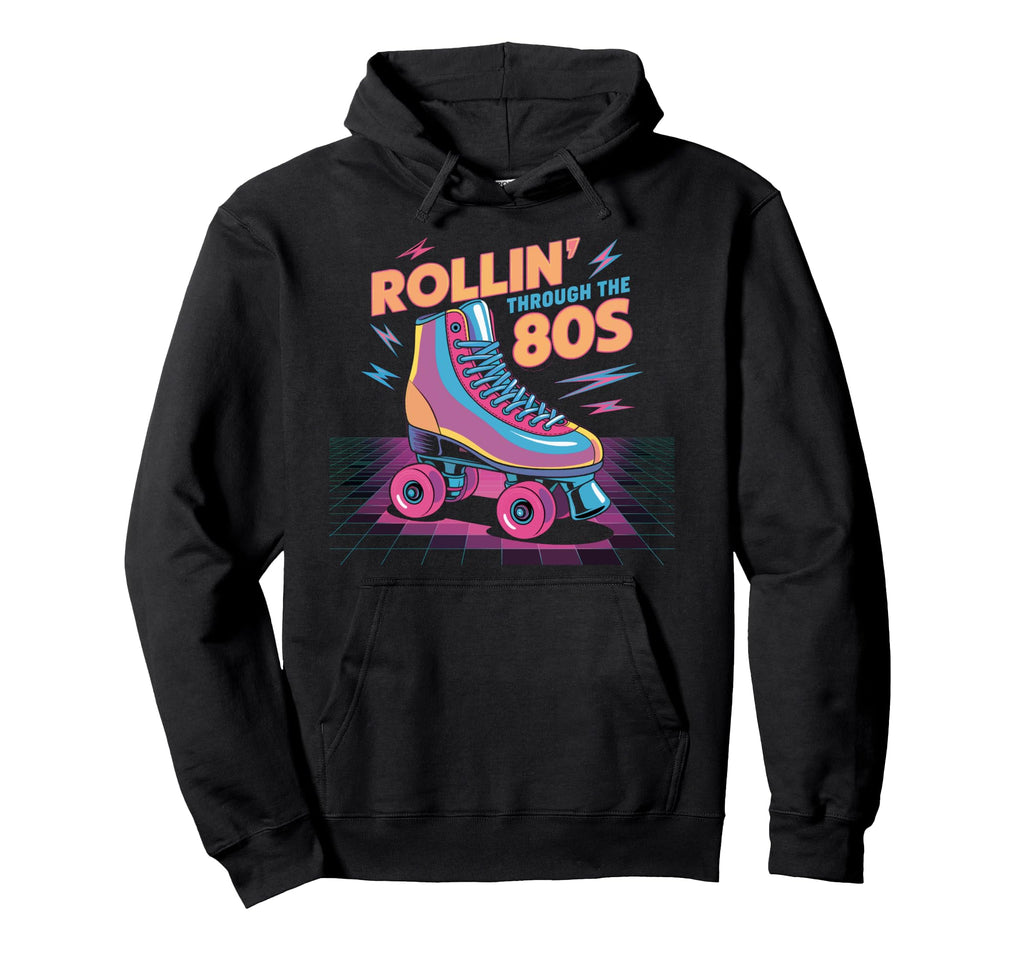 Roller Skate Roller Skating 80S Rolling Hoodie - Graphic Print Unisex - T-Shirt, Sweatshirt, Hoodie