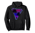 Synthwave Inspired 80S Vaporwave Palm Tree Hoodie - Graphic Print Unisex - T-Shirt, Sweatshirt, Hoodie