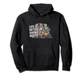 Hiking Hiker Rock Sunset Mountain Hoodie - Fun Novelty Design Men Women - T-Shirt, Sweatshirt, Hoodie
