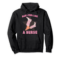 I Feel Like Nurse Groovy Western Hoodie - Minimalist Print for Adults - T-Shirt, Sweatshirt, Hoodie