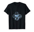Disco Ball Blue Bow Coquette Girly Aesthetic T-Shirt - Graphic Print Unisex - T-Shirt, Sweatshirt, Hoodie