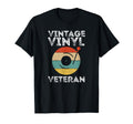 Vinyl Veteran Vinyl Lp Record Vinyls T-Shirt - Unique Graphic Unisex - T-Shirt, Sweatshirt, Hoodie