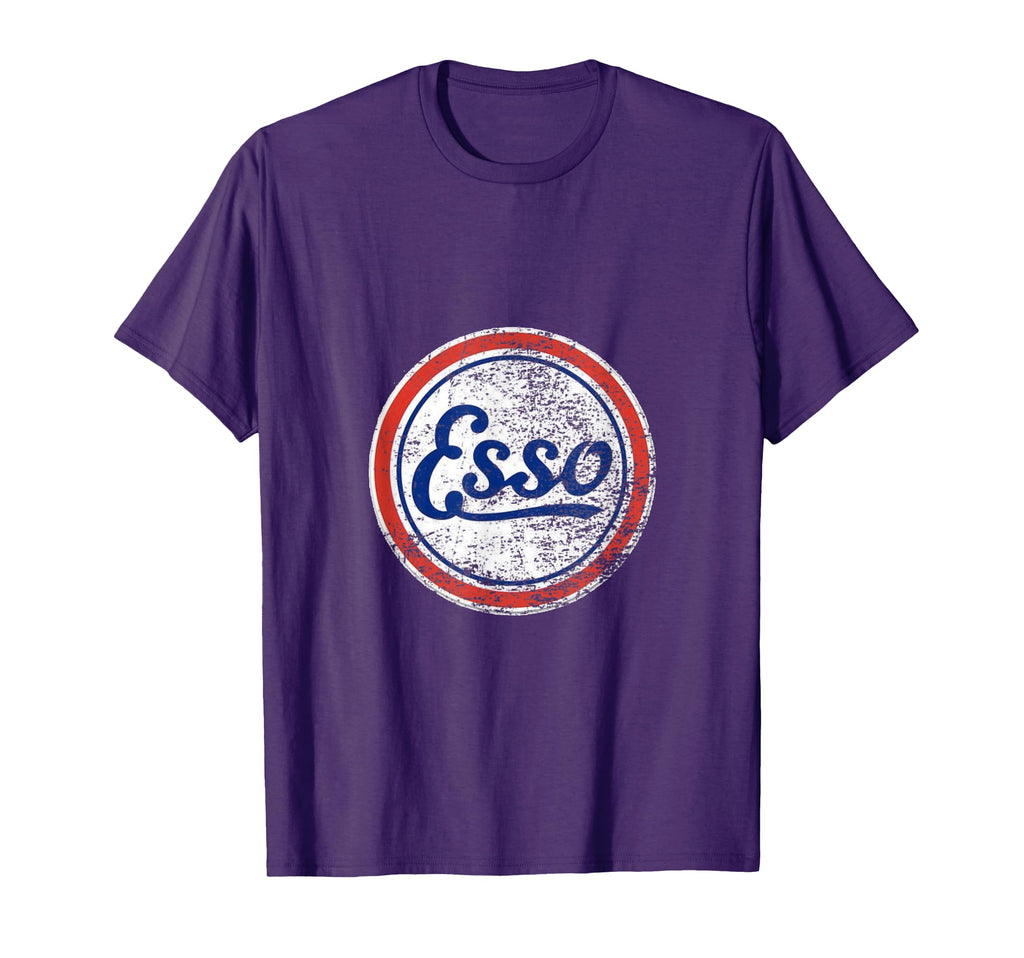 Esso Gas Station Sign T-Shirt - Minimalist Print for Adults - T-Shirt, Sweatshirt, Hoodie