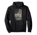 Motorcycle Biker Rider Usa American Flag Hoodie - Streetwear Style Unisex - T-Shirt, Sweatshirt, Hoodie
