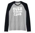 Overthinkers Club Raglan Baseball Sweatshirt - Aesthetic Graphic for Adults - T-Shirt, Sweatshirt, Hoodie