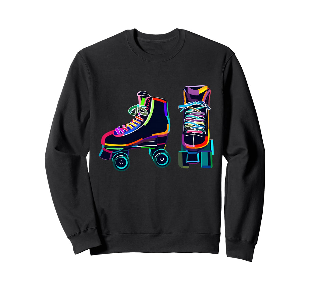 Colourfull Roller Skate Novelty Sweatshirt - Custom Art Print Unisex - T-Shirt, Sweatshirt, Hoodie