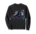 Colourfull Roller Skate Novelty Sweatshirt - Custom Art Print Unisex - T-Shirt, Sweatshirt, Hoodie