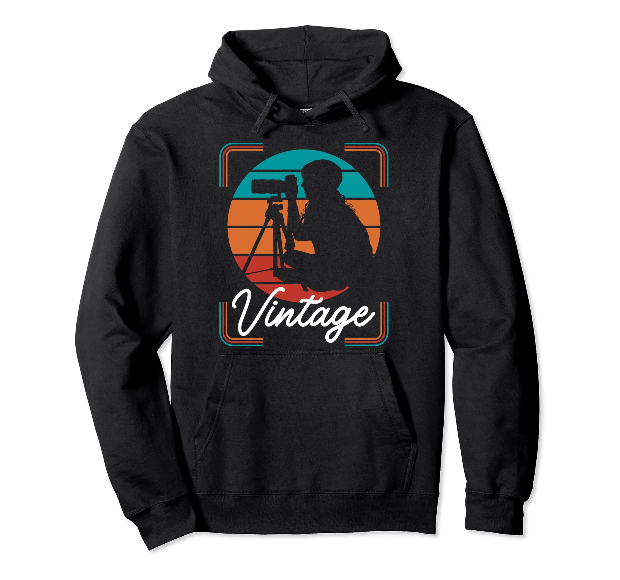 Sunset Photographer Hoodie - Minimalist Print for Adults - T-Shirt, Sweatshirt, Hoodie