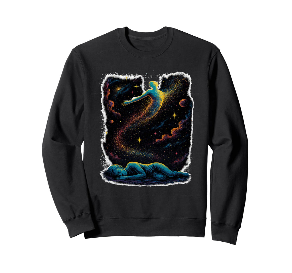 Astral Projection Dream Art Cosmic Sweatshirt - Aesthetic Graphic Unisex - T-Shirt, Sweatshirt, Hoodie