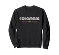 Colombia 70S 80S Type Flag Sweatshirt - Fun Novelty Design Unisex - T-Shirt, Sweatshirt, Hoodie