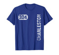 Charleston West Virginia 304 Area Code T-Shirt - Unique Graphic for Adults - T-Shirt, Sweatshirt, Hoodie