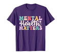 Mental Health Matters Groovy T-Shirt - Casual Everyday Wear for Adults - T-Shirt, Sweatshirt, Hoodie