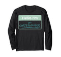 Overthinker Name Tag T-Shirt - Custom Art Print Unisex - T-Shirt, Sweatshirt, Hoodie