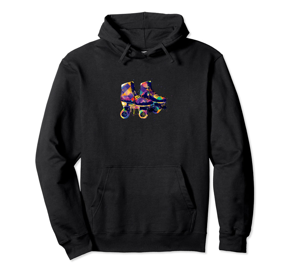Pop Art Roller Skates Hoodie - Graphic Print for Adults - T-Shirt, Sweatshirt, Hoodie