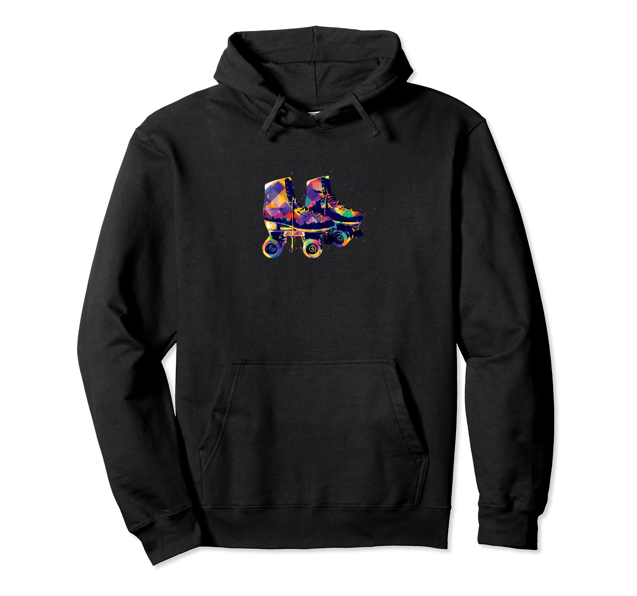 Pop Art Roller Skates Hoodie - Graphic Print for Adults - T-Shirt, Sweatshirt, Hoodie