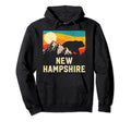 New Hampshire Nature Wild Bear Sunset Hoodie - Trendy Graphic for Adults - T-Shirt, Sweatshirt, Hoodie