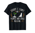 Plants And Dog Lover Gardener T-Shirt - Casual Everyday Wear Men Women - T-Shirt, Sweatshirt, Hoodie