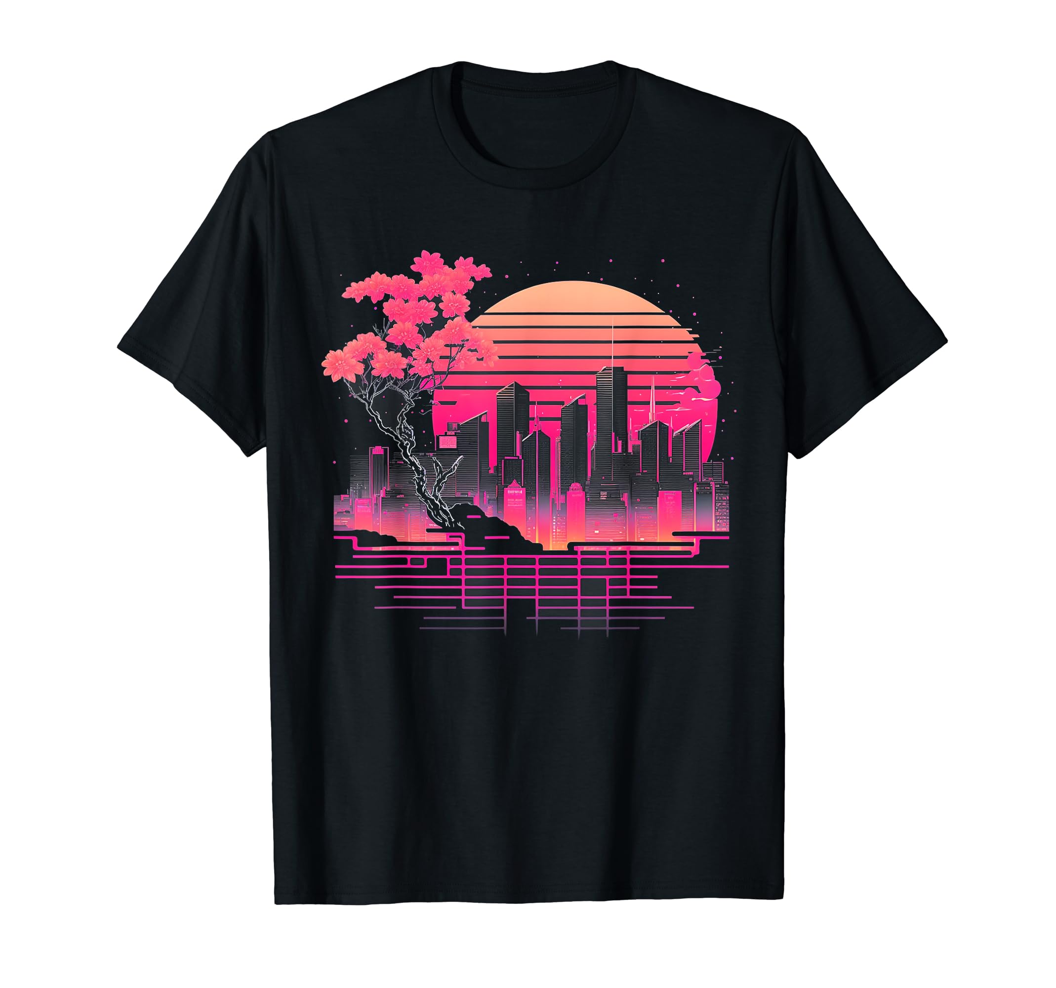 Cherry Blossom Japanese Japan Tokyo T-Shirt - Streetwear Style Unisex - T-Shirt, Sweatshirt, Hoodie
