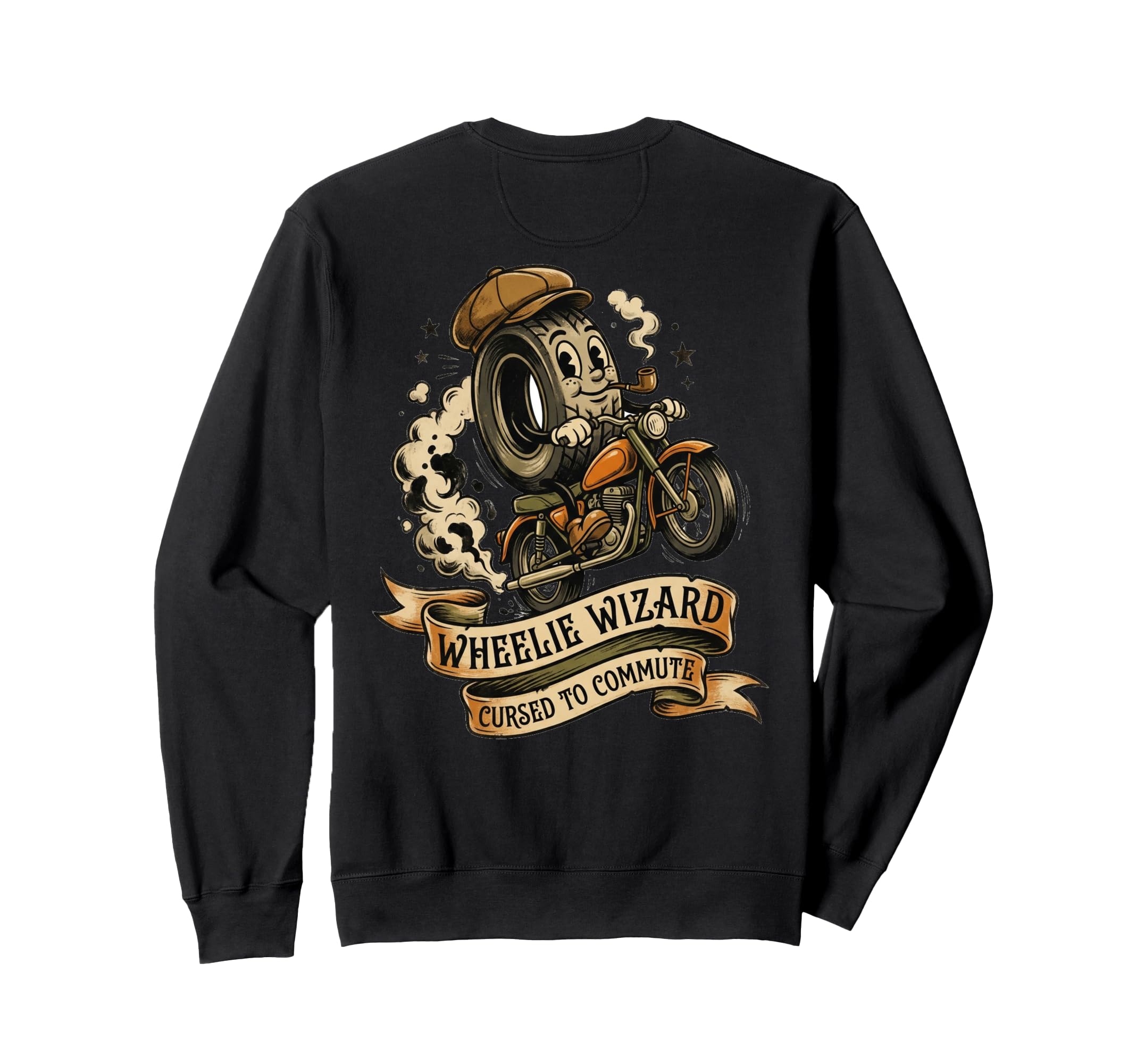 Commuter Bike Old Time Touring Sweatshirt - Novelty Apparel Unisex - T-Shirt, Sweatshirt, Hoodie