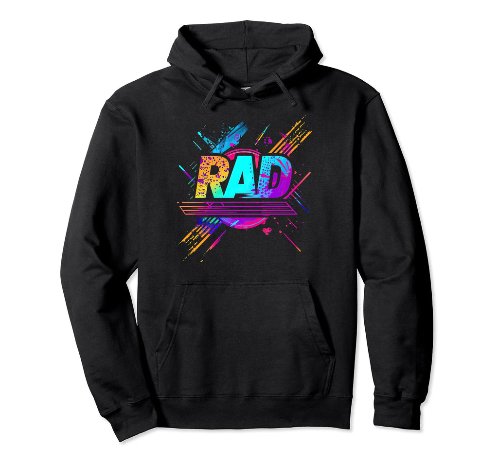 Funny 80S 90S Jargon Rad Party Costume Hoodie - Novelty Apparel for Adults - T-Shirt, Sweatshirt, Hoodie