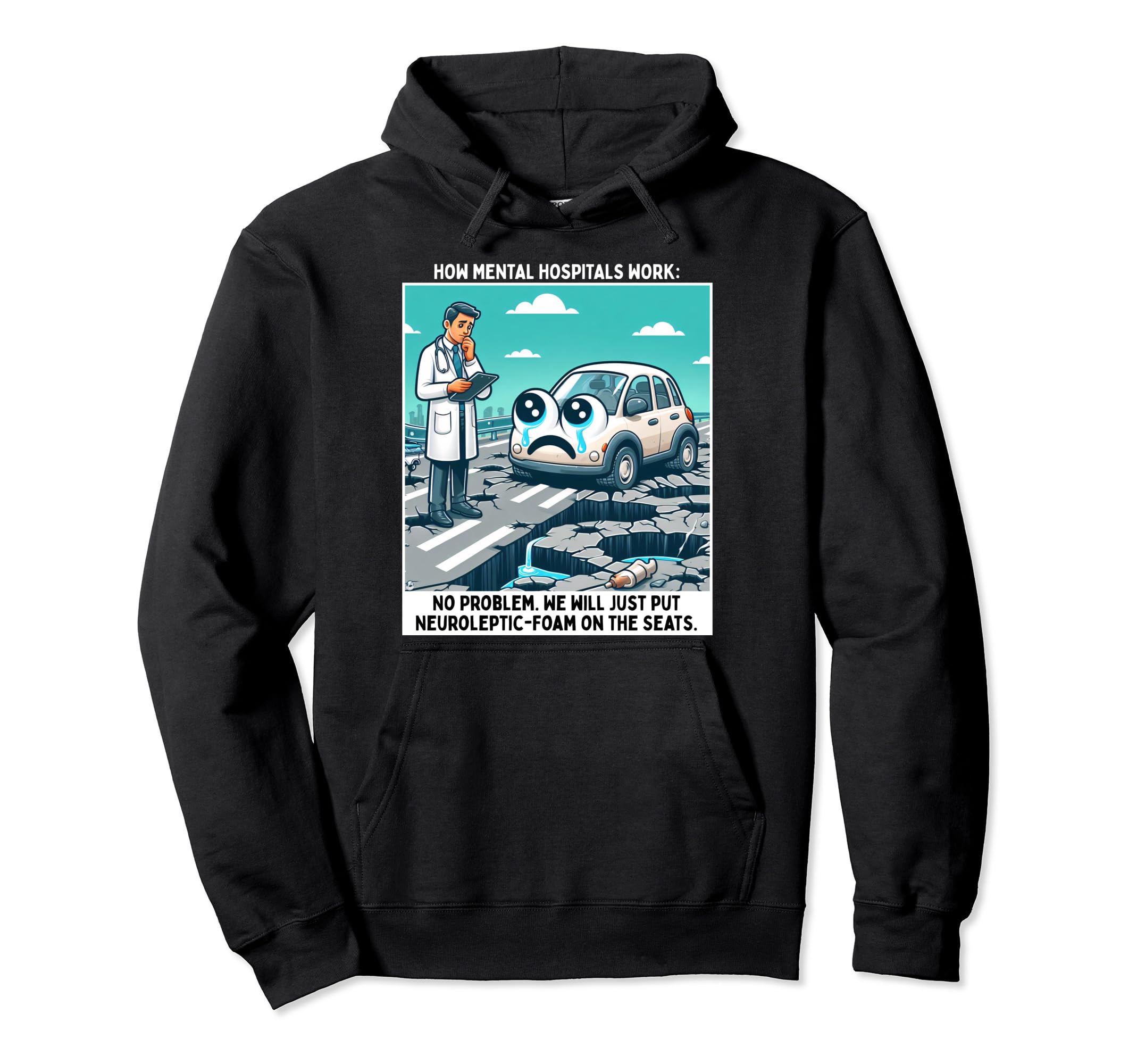 Mental Health Hoodie - Casual Everyday Wear Men Women - T-Shirt, Sweatshirt, Hoodie