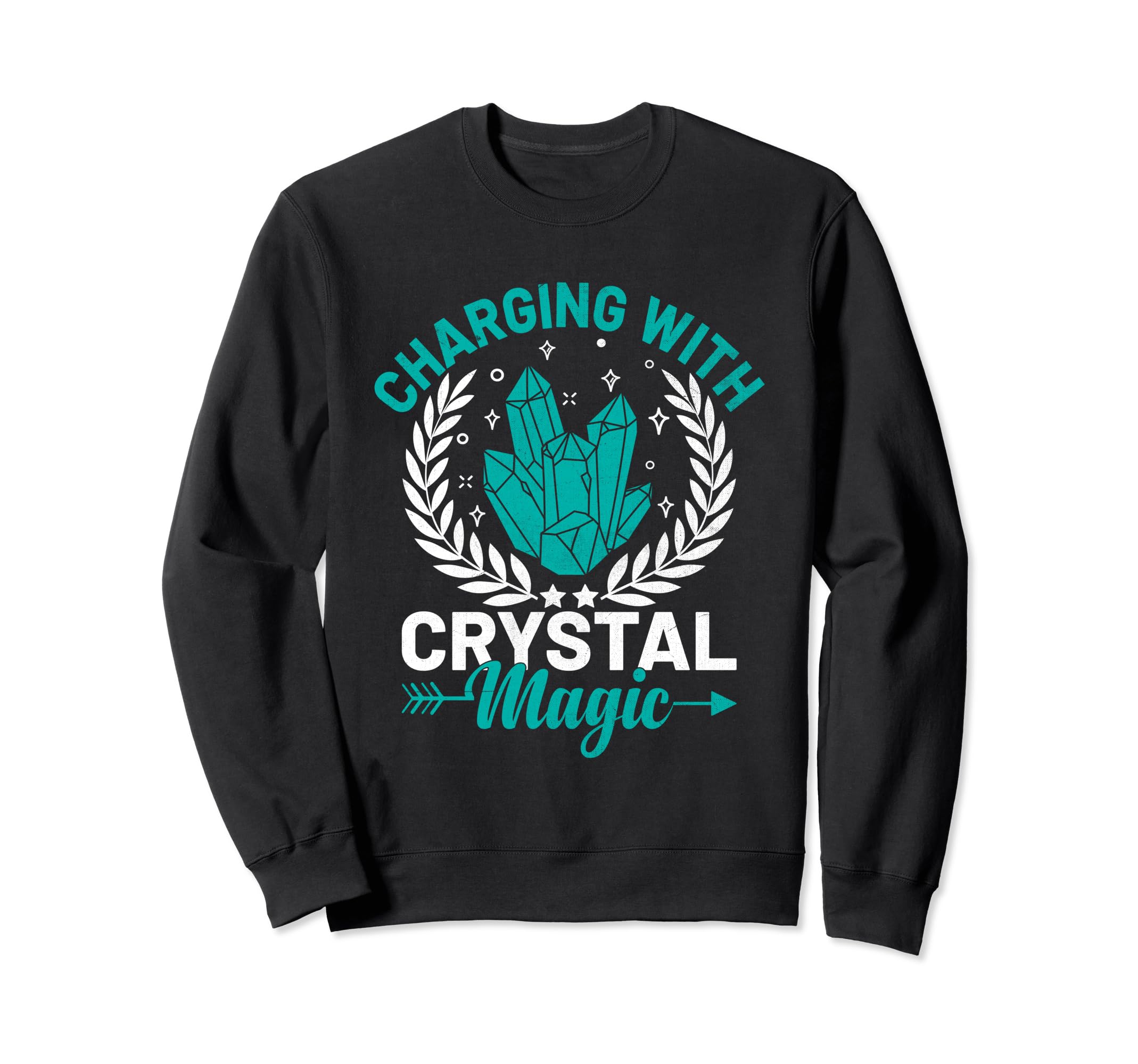 Spiritual Crystal Stones Healing Sweatshirt - Streetwear Style for Adults - T-Shirt, Sweatshirt, Hoodie