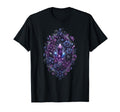 Purple Crystal Bouquet Mystic Floral T-Shirt - Trendy Graphic Unisex - T-Shirt, Sweatshirt, Hoodie