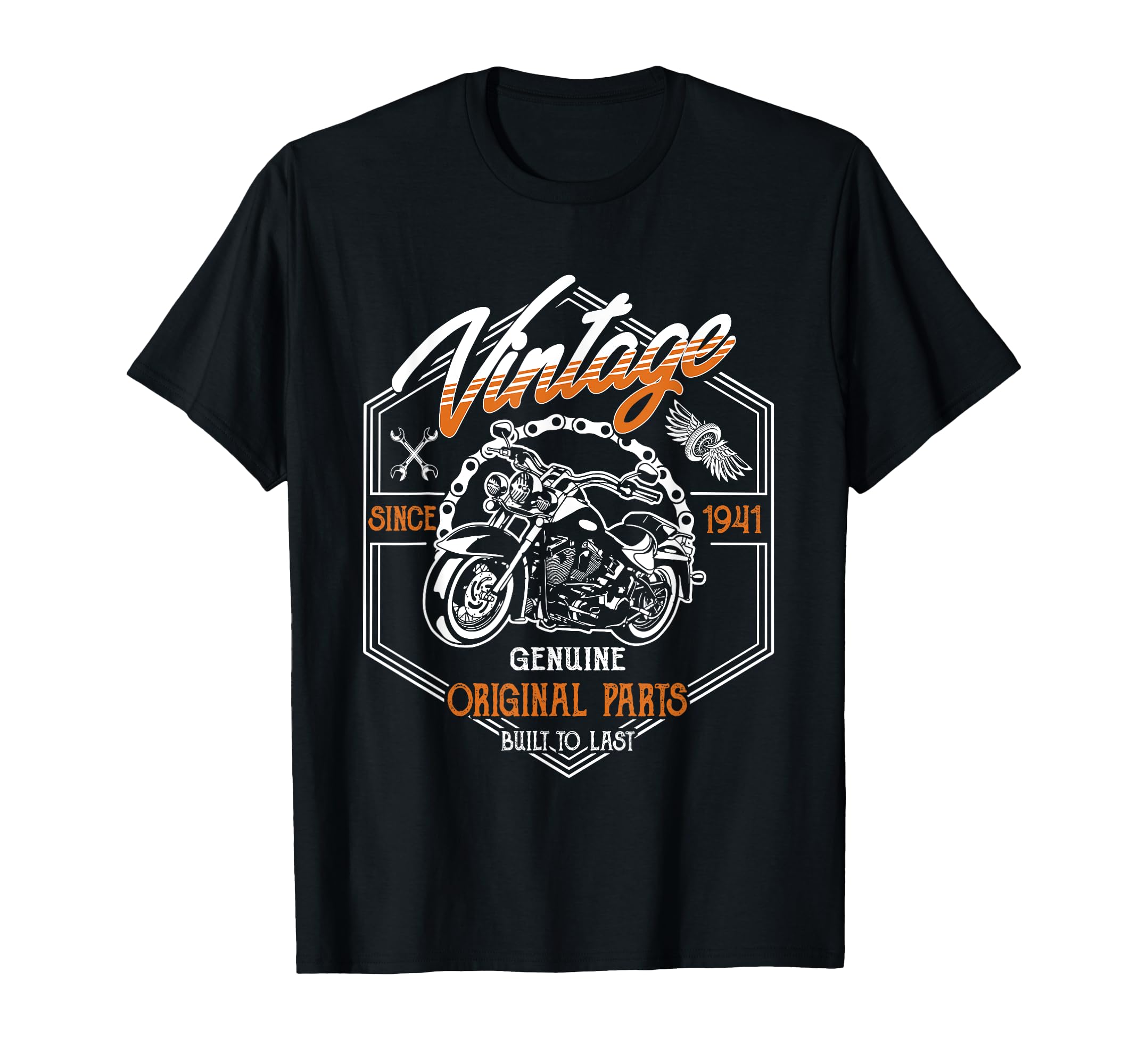 Birthday 1941 Gift Motorcycle 84 T-Shirt - Casual Everyday Wear Men Women - T-Shirt, Sweatshirt, Hoodie