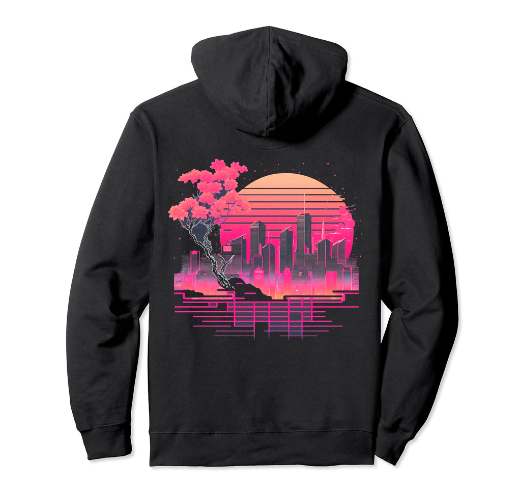 Cherry Blossom Japanese Japan Tokyo Hoodie - Custom Art Print Unisex - T-Shirt, Sweatshirt, Hoodie