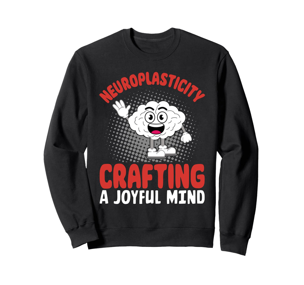 Brain Meme Mental Health Advocate Sweatshirt - Graphic Print Unisex - T-Shirt, Sweatshirt, Hoodie
