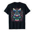 Vaporwave Bunny Rabbit Cyberpunk Art T-Shirt - Custom Art Print Men Women - T-Shirt, Sweatshirt, Hoodie
