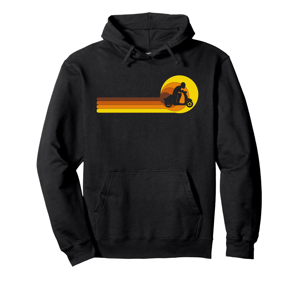 Moped Scooter Bike Scooter Moped 70S 80S Hoodie - Unique Graphic Men Women - T-Shirt, Sweatshirt, Hoodie
